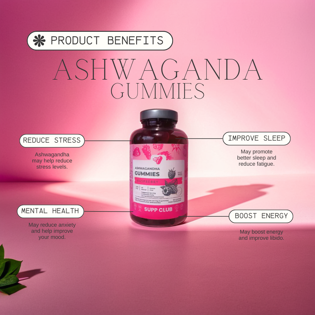 Ashwagandha Raspberry Gummies